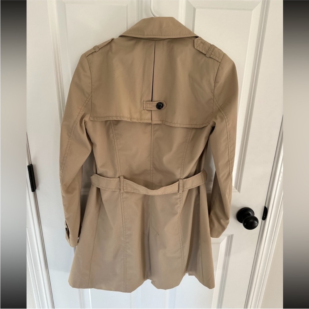 Beige Stradivarius Trench Coat - Picture 2 of 2